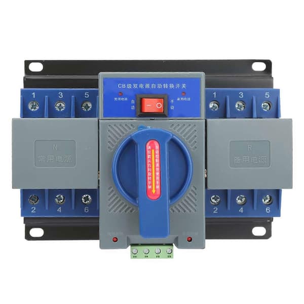 1 stk Mini 63A 3P Dobbel Effekt Automatisk Overføringsbryter YEMAA