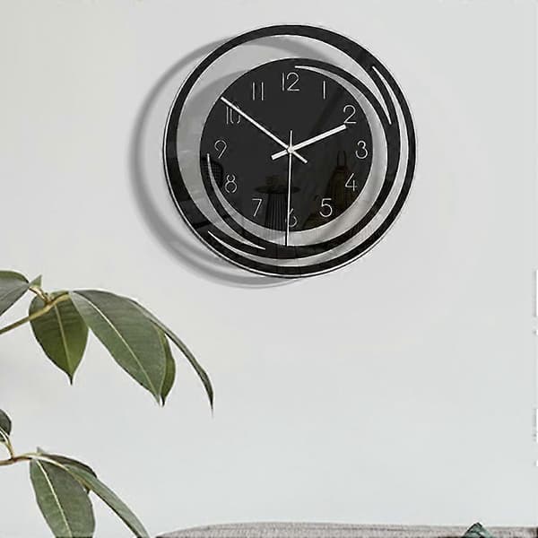 Heminredning Akryl Väggklocka Nordisk Stil Transparent Klocka
