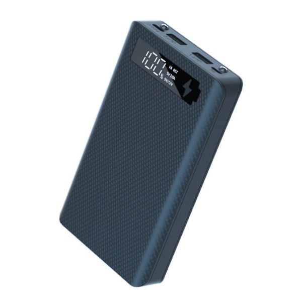 6x18650 Batteriladdare Box Case Laddningsbox För Mobiltelefonladdning, Standardladdning Svart