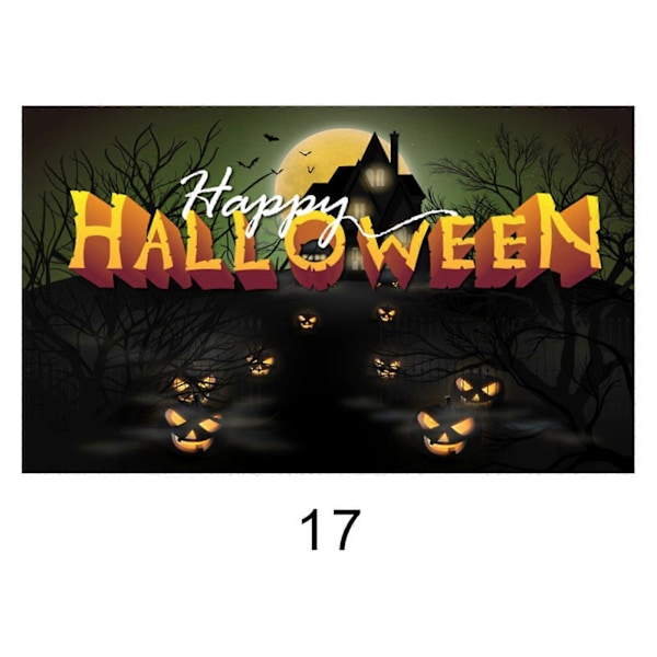 Halloween-koristebanneri Juhlatusta Halloween-valokuvauskopin tausta 115X180Cm K