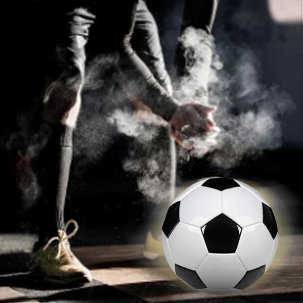 Størrelse 5 Professionelle Træningsfodbolde PU Læder Sort Hvid Fodbold Målhold Atch Træningsbolde