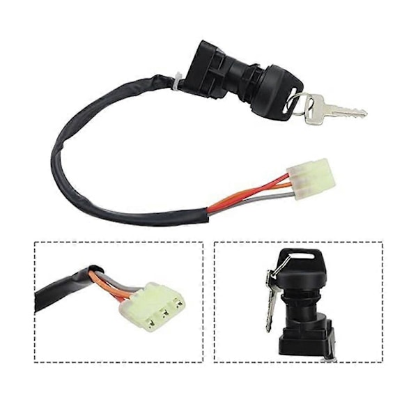 3-benet tændingsnøglekontakt til ATV 3430-040 250 300 400 500 2X4 37110-05G00 37110-07G00 Motorcykel P