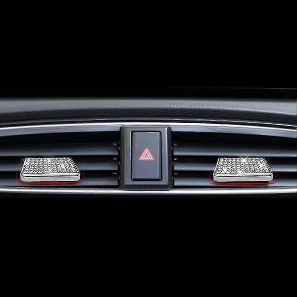 Luftuttak Kontroll Bling Krystall Tilbehør Interiørdeksel For Honda