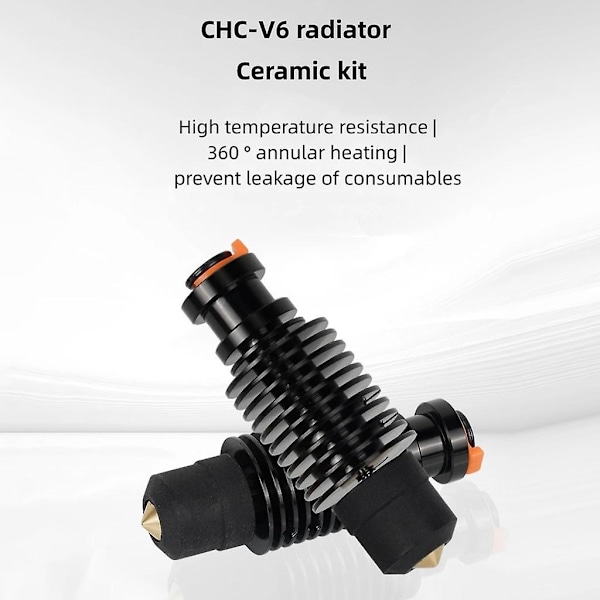 Chc-v6 Keramisk Hotend Skrivehode Metalldyse Montering For Voron2.4 Skriver