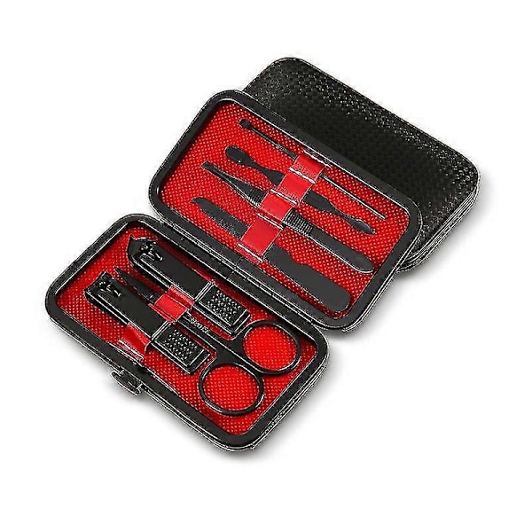 Nagelklippare Set Pedikyr Set Portabel Resehygienkit Rostfritt Stål Nagelknipsare Verktygsset -T