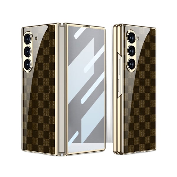 Lämplig för Samsung vikbar skärm FOLD6 glas HD mobiltelefonskal film integrerat skyddsfodral anti-fall härdat glas 1