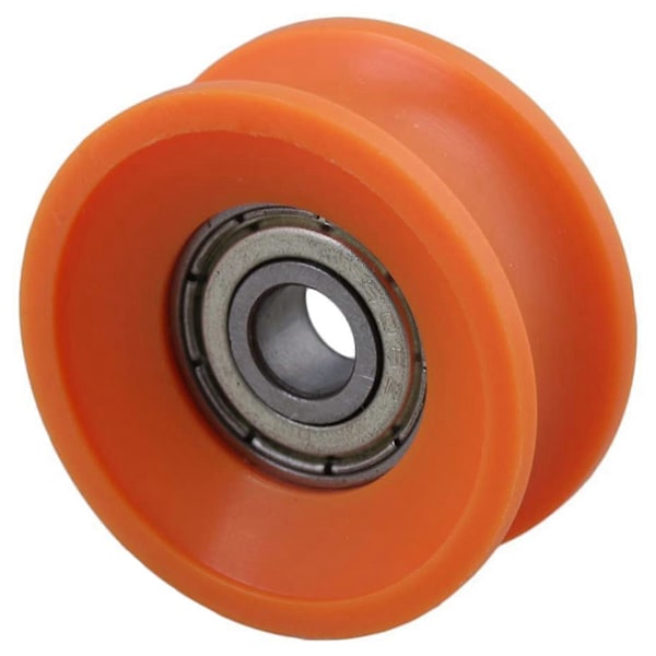 8 st 6x30x13mm Plastbelagda Tätningslager Stål 606zz Djup U-spår Guide Rulle Spårkula