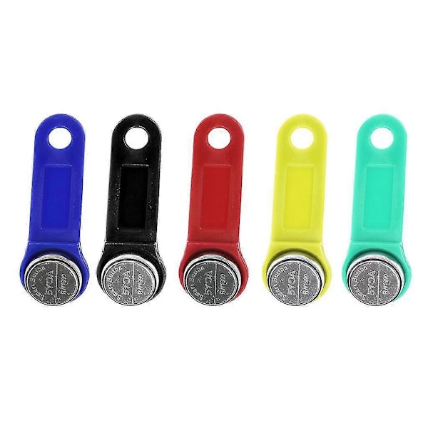 10 st Återskrivbara Rfid Touch Memory Key RW1990 Ibutton Kopieringskort Bastunyckel