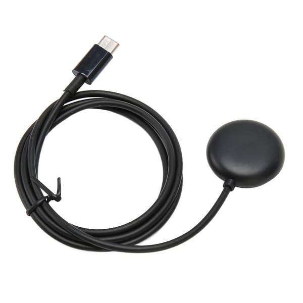 Smartklokke Lader Magnetisk USB Lader Kabel Erstatning for Google Pixel Watch Svart