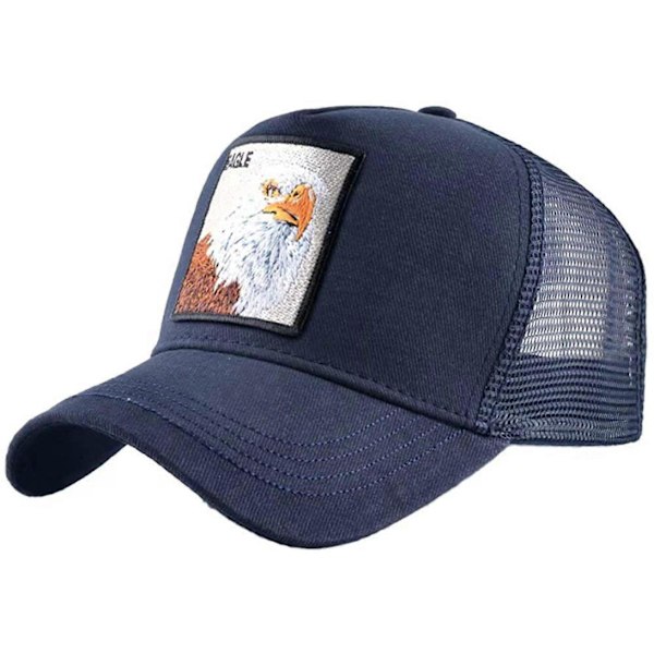 Unisex Eläin Mesh Trucker Hat Snapback Kirjailtu Laastari Baseball Caps, YT-BU
