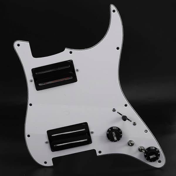 Dobbelt Spole Elektrisk Guitar Pickguard Pickup Loaded Fortrådet Scratch Plate 3-Segment Switch Velegnet