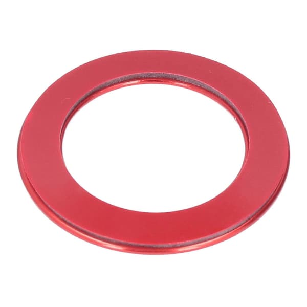 Motorstart Stop-kontakt Ring Aluminium Legering Rustfri Udskiftning til Dodge Challenger 2010-2021 Rød