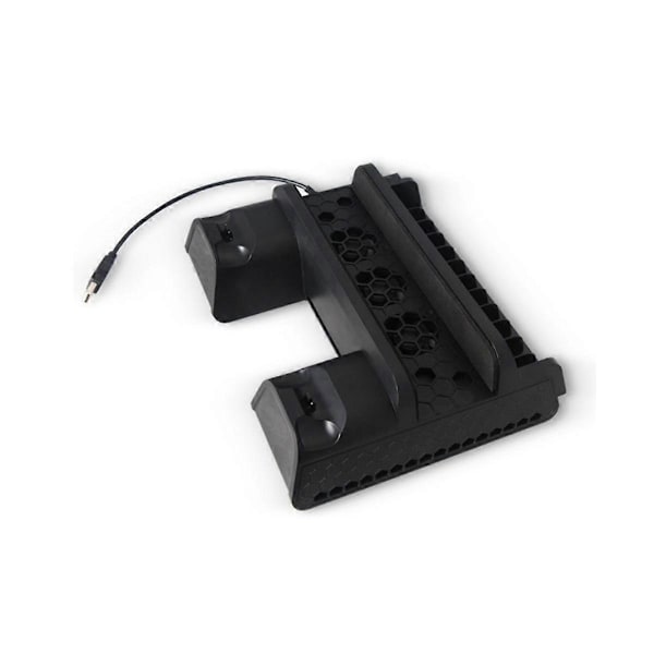 til SLIM PRO Multifunktionel Bærbar Kølebase Køleventilator + Diskholder + Dobbelt Oplader