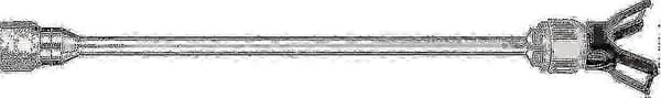 Wagner Control Pro -suuttimeen pidennys 30 cm, musta p20241126540