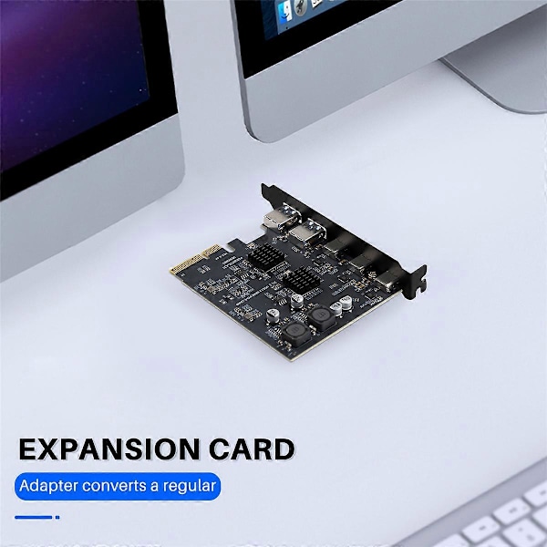 USB3.2 Udvidelseskort GEN2 10Gbps PCI-E 4X Adapterkort, B