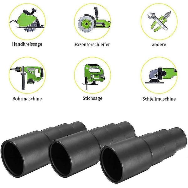 6 stycken dammsugaradapter, Universal dammsugaradapter, Dammsugarmunstycke omvandlingsadapter, V
