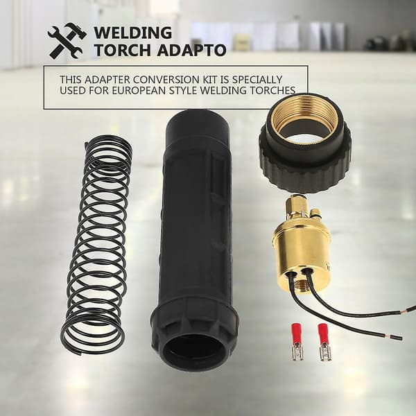 Euro Fitting Connector Messing Mig Svejsebrænder Adapter Til CO2 Mig Svejsebrænder