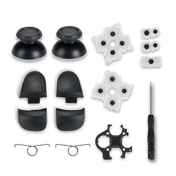 För Ps5-kontroller L1-r1 L2-avtryckarknapp Analog Stick Ledande Gummireparation