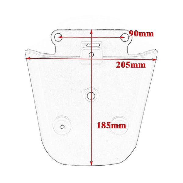 Motorsykkel Bakre Forlengelse for 300 6R Mudguard Sprutbeskyttelse Tilbehør Karbonfiber