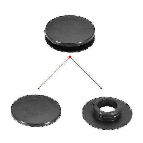 4x Auton Matto Matto Kiinnitysklipsit Pidikkeet Pidikkeet Hieno Musta - 6680520
