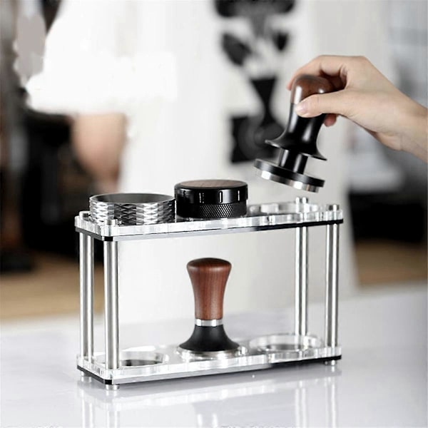 Oppbevaringsstativ for kaffeutstyr 51/53/58mm Tamper Oppbevaringsstativ Kaffe Tamper Oppbevaringsbase (Enkelt Lag)