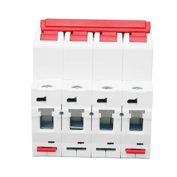 4P Mini Strømbryter 6000A Bryteevne Liten DC Strømbryter for Solcelleanlegg DC1000V 10A YEMAA