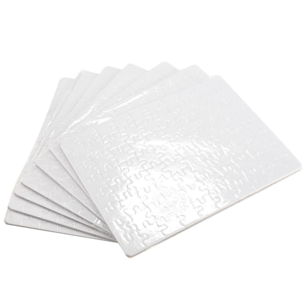 Sublimeringspussel 10 st/förpackning DIY-hantverk A5-pussel för sublimeringsbläcköverföring