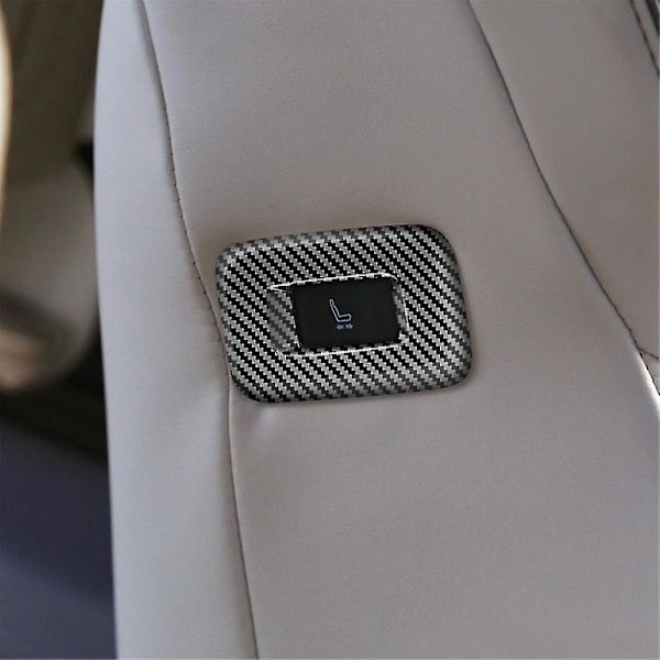 Til Alphard/vellfire 40 Series 2023+ Høj Konfiguration Bil Midterrække Sæde Sideknap Ramme Kulfiber