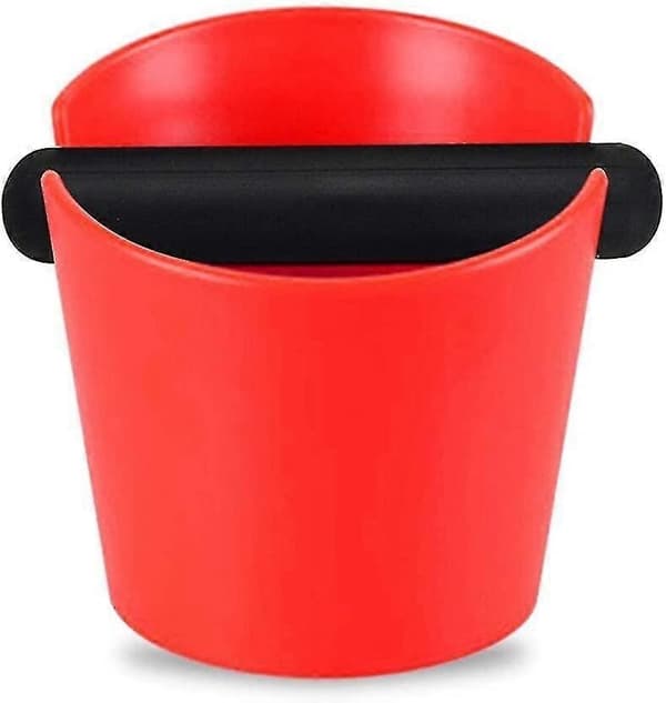 Kaffeboks for Espressokaffe med Sklisikker Gummi - Rød