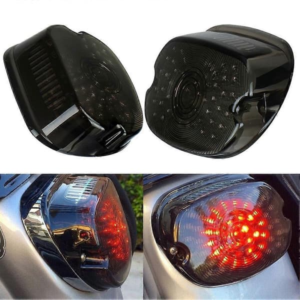 Brightness Motorcykel DRL Blinklys Bremsesignal LED Lys Baglygte Lampe