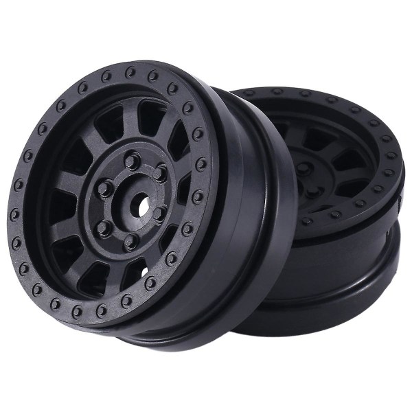 4 stk. Plastik Beadlock 1.9 Hjulnav Hjulfælg til 1/10 RC Crawler Bil Axial SCX10 Wraith RR10 Capra