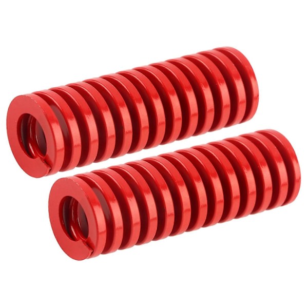 2 stk. OD 30mm ID 15mm Medium Load Formfjeder Rød (TM30*90mm)