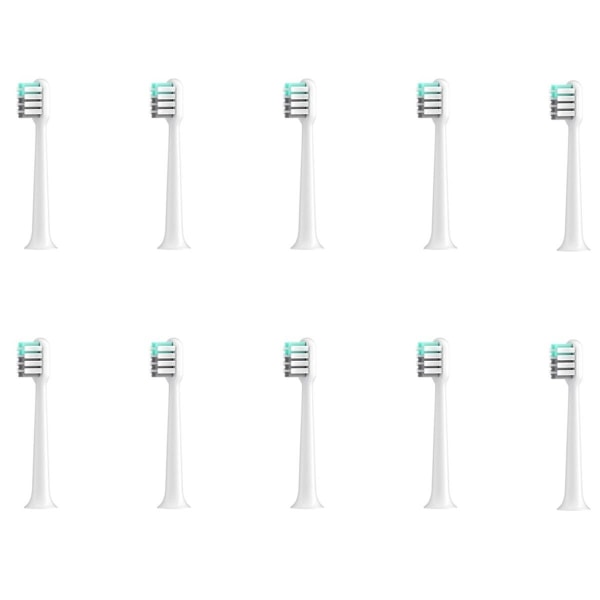 10 st för T200 Mes606 Sonic elektrisk tandborste Känslig tandborsthuvud Djuprengöringstyp