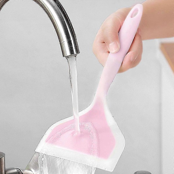 Silikonskrapa - Non-Stick Värmebeständig Köksstekspatel - Rosa
