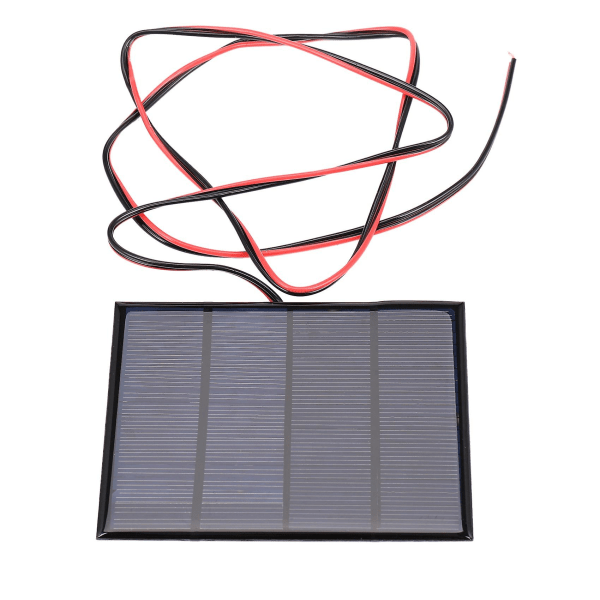1,5 W 12 V Mini aurinkopaneeli pienikennoinen moduulilaturi 1 m johdolla