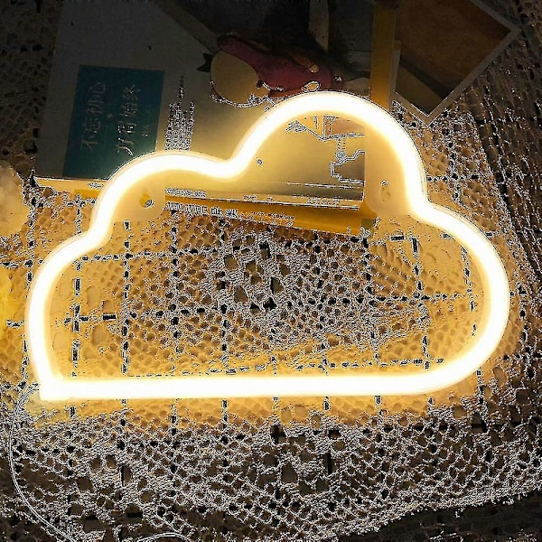 Led-neonvalot seinäkoristeluun, USB- tai paristokäyttöinen koristevalo, neonvalo makuuhuoneeseen, led-neonkoristevalot jouluun, juhliin, tyttöjen olohuoneeseen (pinkki