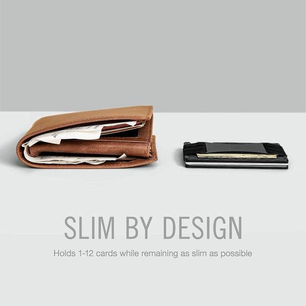 Smal plånbok för män - Rfid-blockerande kreditkortshållare framficka -  Aluminium Metall Små plånböcker för män med kontanter Strapgreen 4829 |  Fyndiq