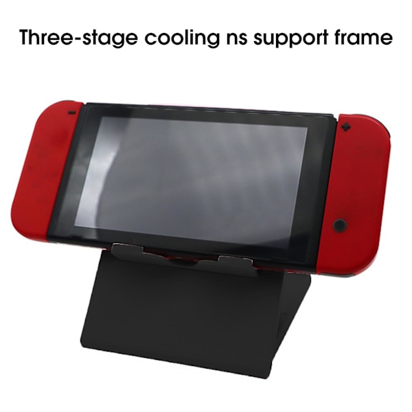 Spilkonsol Stativ Foldbar Skridsikker Base Varmeafledning 3 Niveau Justerbar Håndholdt Spilkonsol Holder til Nintendo Switch/Lite