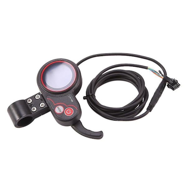 Lcd-lh100 24v/36v/48v/60v 6 Pins Elektrisk Cykel Display Tommelfinger Gas Håndtag Speedometer Kontrolpanel Til