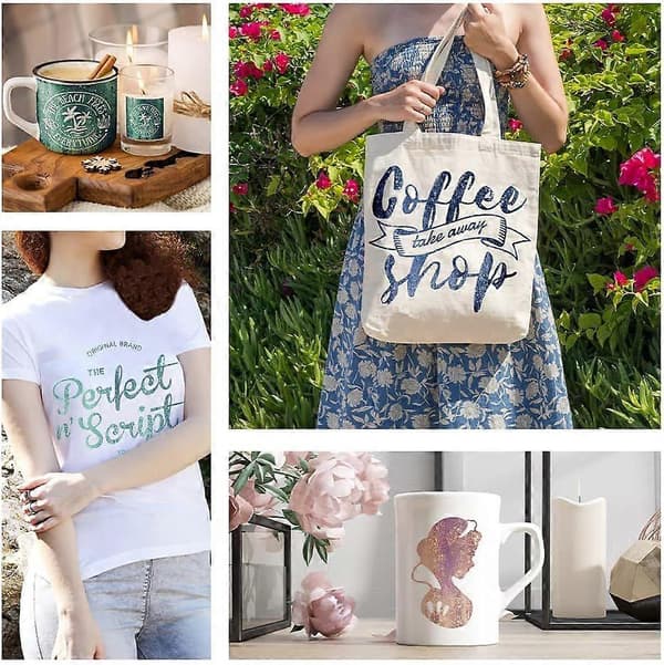14 Stycken Infusible Transfer Ink Ark - Förutskrivet Sublimeringspapper för