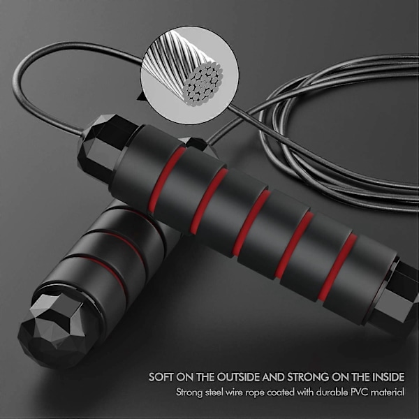 Hopprep Speed Rope Hopprep Vuxna Justerbar Längd
