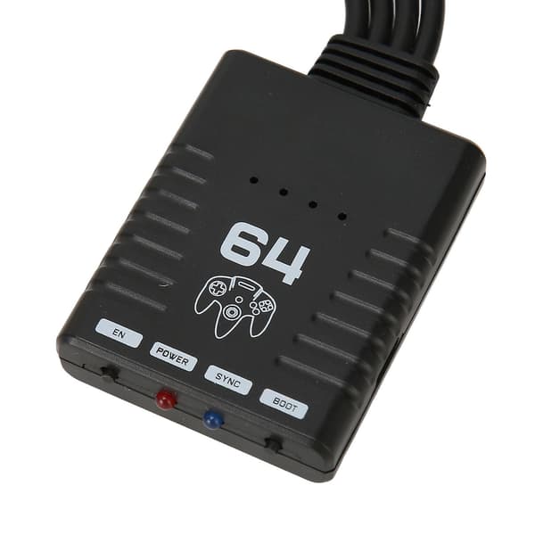 Trådlös Handkontroll Adapter Stöd för 4 Spelare Bluetooth Handkontroll Konverterare för N64 Konsol för PS3 för PS5 för 8bitdo