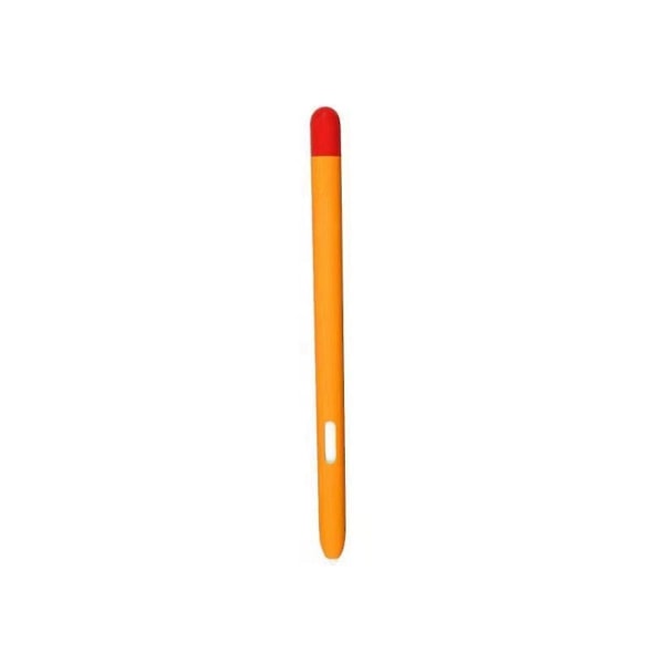 Galaxy Tab S6 Lite Case Skyddande silikon Tablet Pen Stylus Touch Pen Fodral, Orange