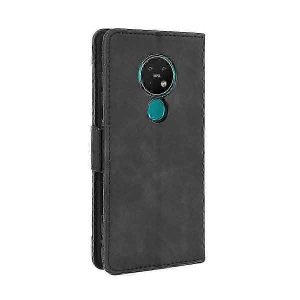 Äkta Läder Plånboksfodral med Kortfack och Skydd för Nokia 7.2/6.2