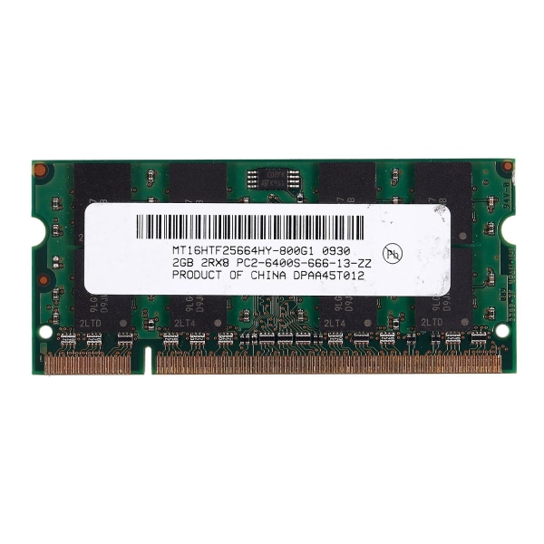 2GB DDR2 PC2-6400 800MHz 200-pin 1.8V Bærbar Minne SO-DIMM Notebook RAM