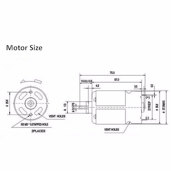 Dc Rs550 Motor 13 Tänder Ersättning För Sladdlös Borrmejsel 12v Reservdelar