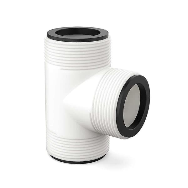 Slangeadapter Udskiftning til & Pool Split Slange Tee T-Samling Union med 3 L Ringe Konnektor, Forbinder
