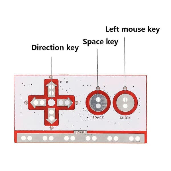 Alligatorklemme Jumperledning Standard Controller Board Kit til Makey Makey Videnskabslegetøj