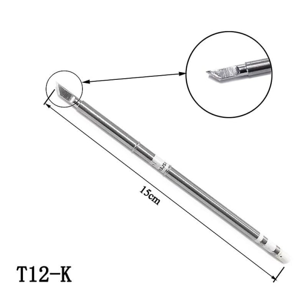 3 stk T12-serie jerntips T12-k Ku Kf for loddejerntips Lodding Sveising Sting