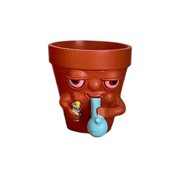 Smoking Pot Growers,artificial Resin Mini Plant Pots, Indoor Plant Pots, Unique Plant Pots Indoor P